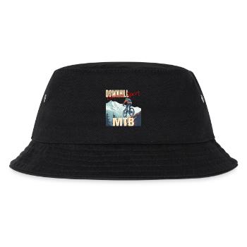 Downhill - Extrem Sport - Kinder Bucket Hat - Schwarz - Vorne
