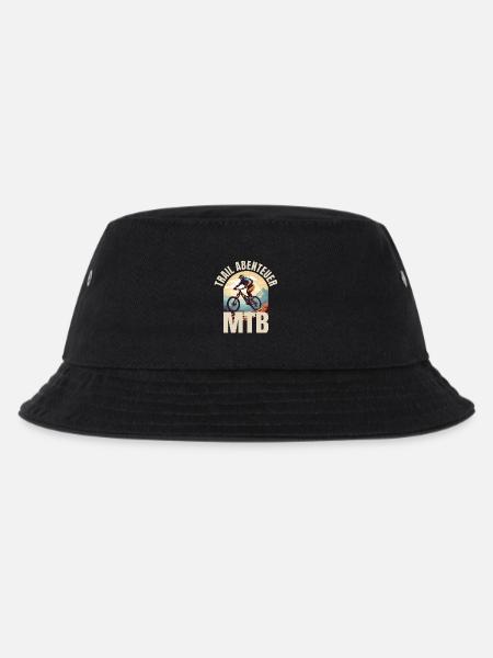 MTB: Trail Abenteuer - Kinder Bucket Hat - Schwarz
