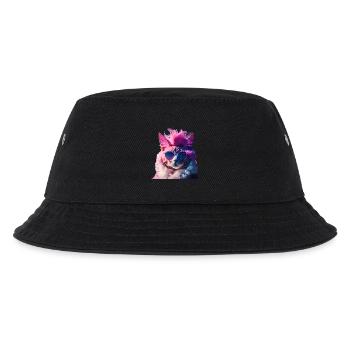 Idée cadeau chat coloré avec mohawk - Bob Enfant - noir - Devant