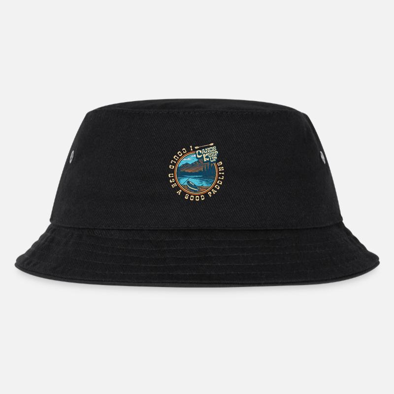 I could use a good paddling - Kinder Bucket Hat - Schwarz