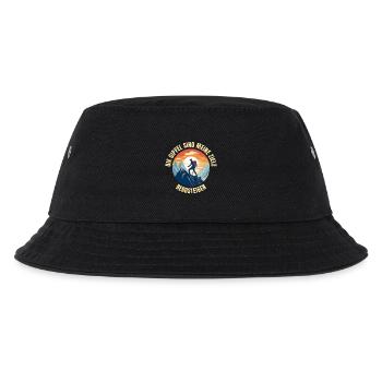 Die Gipfel sind meine Ziele - Kinder Bucket Hat - Schwarz - Vorne