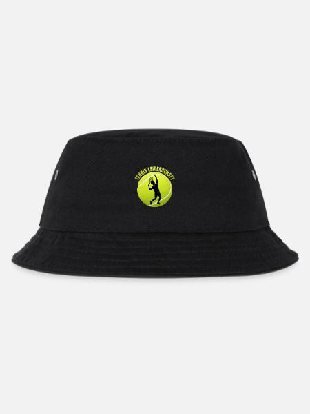 Tennis Leidenschaft - Kinder Bucket Hat - Schwarz