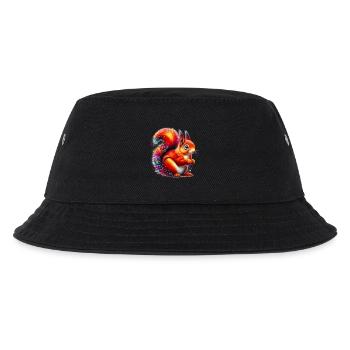 Squirrel - Kids’ Bucket Hat - black - Front