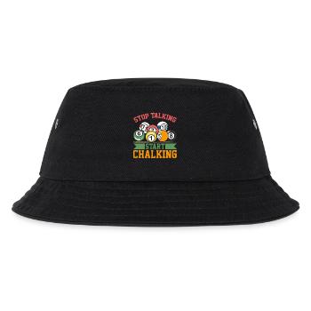 Billard Witz - Kinder Bucket Hat - Schwarz - Vorne