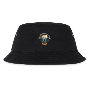 In der Natur liegt die Freiheit - Kinder Bucket Hat - Schwarz - Vorne