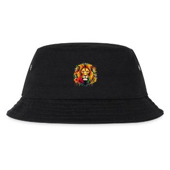 Lion - Kids’ Bucket Hat - black - Front