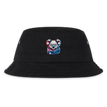 Koala - Kinder Bucket Hat - Schwarz - Vorne