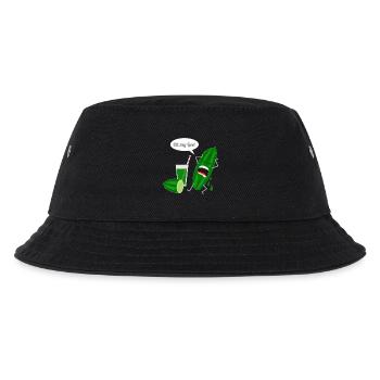Conception humoristique de concombre avec cri - Bob Enfant - noir - Devant
