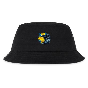 Rabe - Dalsland Landschaft Tiere Schweden - Kinder Bucket Hat - Schwarz - Vorne