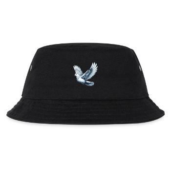 Friedenstaube Vogel Symbol für Frieden - Kinder Bucket Hat - Schwarz - Vorne