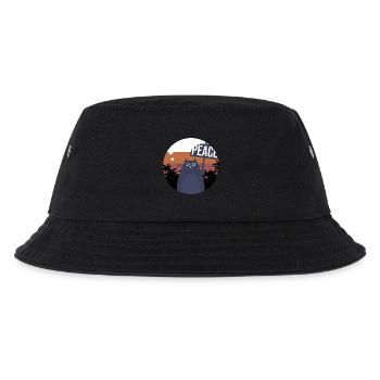 Chat Noir pour la Paix - Bob Enfant - noir - Devant