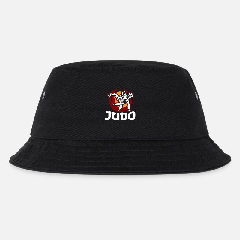 judo - Kinder Bucket Hat - Schwarz