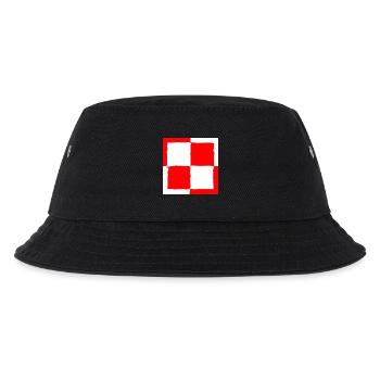 Schachbrettsymbol des polnischen Polens - Kinder Bucket Hat - Schwarz - Vorne