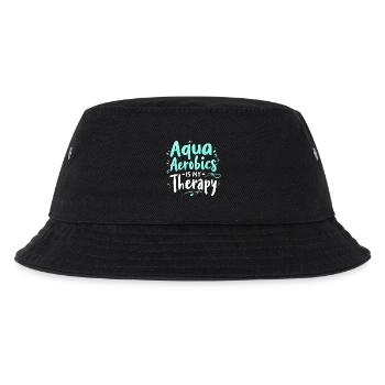 Aqua Aerobic Ist Meine Therapie - Kinder Bucket Hat - Schwarz - Vorne