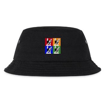 French Bulldog Art Motif - Kids’ Bucket Hat - black - Front