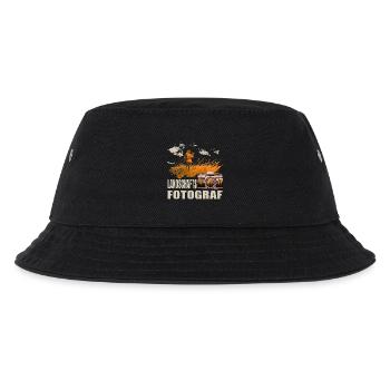 Landschafts Fotograf - Kinder Bucket Hat - Schwarz - Vorne