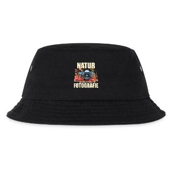 Natur Fotografie - Kinder Bucket Hat - Schwarz - Vorne