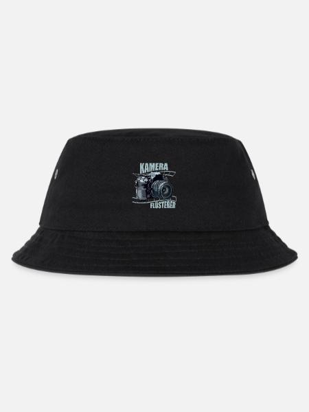 Kamera Flüsterer - Kinder Bucket Hat - Schwarz