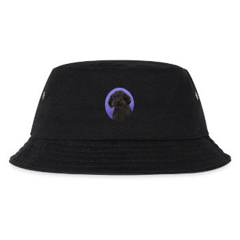 Dog Black Small Poodle - Kids’ Bucket Hat - black - Front