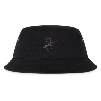 Flute Girl 80s - Kids’ Bucket Hat - black - Front