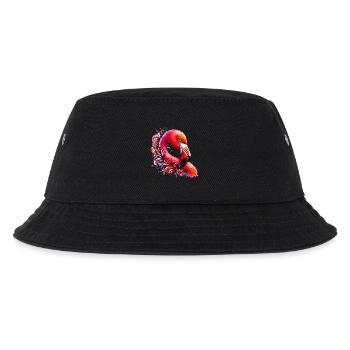 Flamingo - Kinder Bucket Hat - Schwarz - Vorne