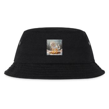 Feuratius - Kinder Bucket Hat - Schwarz - Vorne