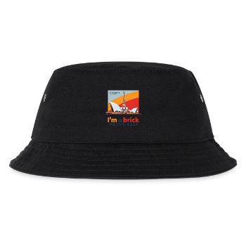I m a brick above rest - Kids’ Bucket Hat - black - Front
