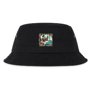 Funny Medieval Princess in Quarantine - Kids’ Bucket Hat - black - Front