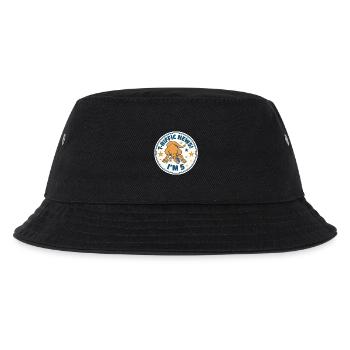 TRiffic News Ich bin 5 Geburtstag Dino-Abzeichen - Kinder Bucket Hat - Schwarz - Vorne