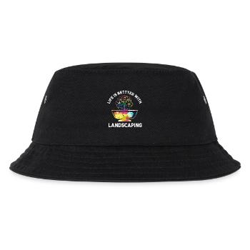 Landscaper Gardener Gardener Garden - Kids’ Bucket Hat - black - Front