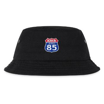 Geboren im Juni 1985 - Kinder Bucket Hat - Schwarz - Vorne