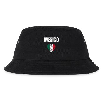 I love Mexico, flag of Mexico - Kids’ Bucket Hat - black - Front
