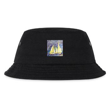 Sailboat - Kids’ Bucket Hat - black - Front