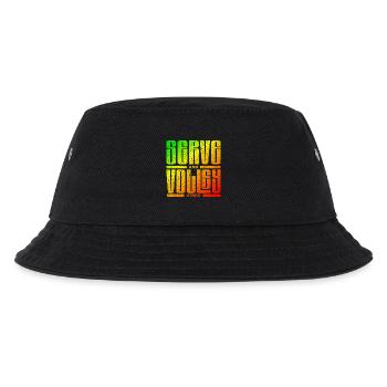 Tennis serve and volley vibes jamaica style - Kinder Bucket Hat - Schwarz - Vorne