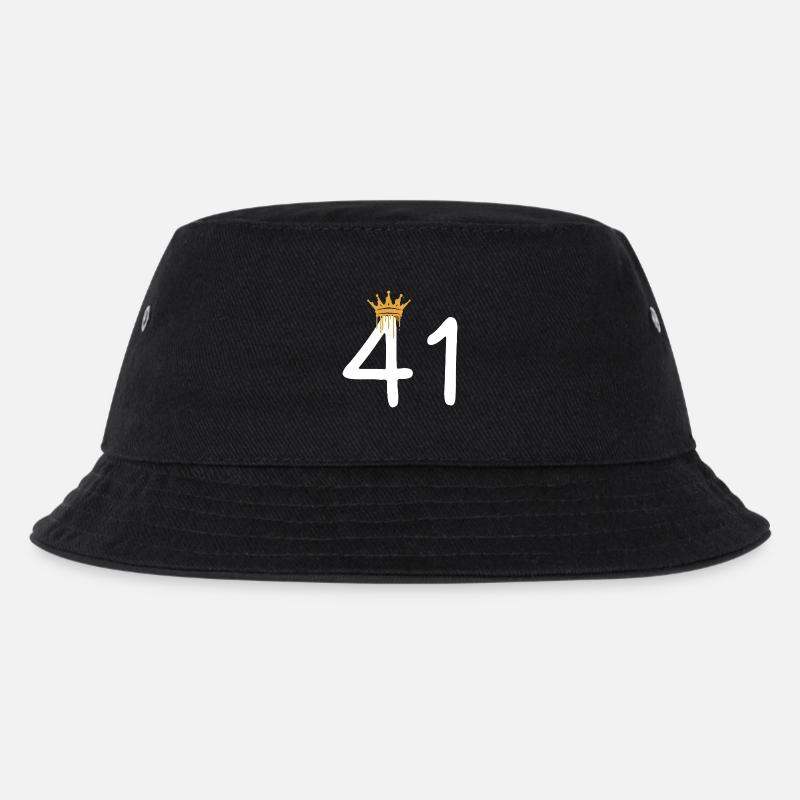 Königliche Graffiti-Nummer 41 - Kinder Bucket Hat - Schwarz