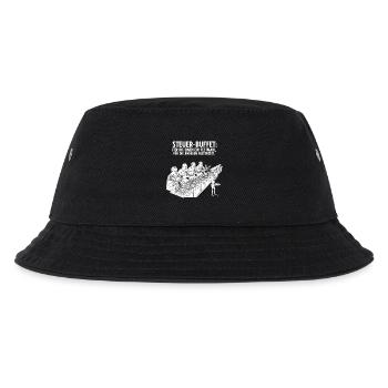Steuer-Buffet - Kinder Bucket Hat - Schwarz - Vorne