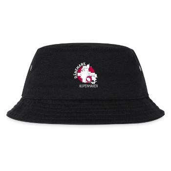 Kopenhagen - Kinder Bucket Hat - Schwarz - Vorne