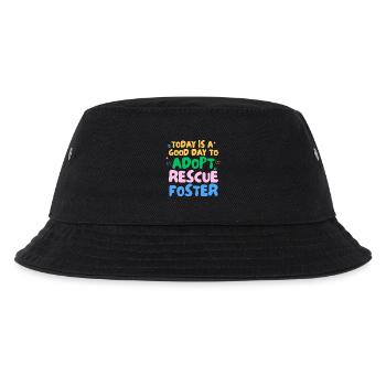 ADOPT DON'T SHOP - Kids’ Bucket Hat - black - Front