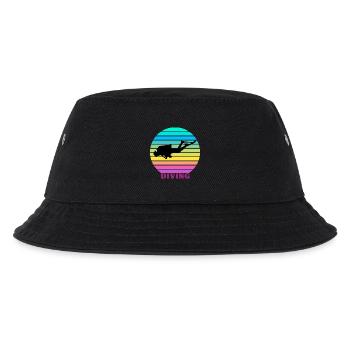 Diving Retro - Kids’ Bucket Hat - black - Front