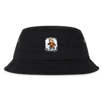Horse Ski Skiing - Kids’ Bucket Hat - black - Front