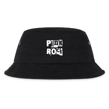 Punkrock Distressed Text Kunst - Kinder Bucket Hat - Schwarz - Vorne