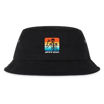 Bone Fracture Halloween Skeleton Bone Arm Fracture - Kids’ Bucket Hat - black - Front