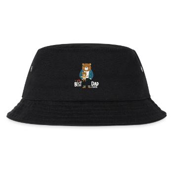 Der beste Vater - Kinder Bucket Hat - Schwarz - Vorne