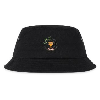 Futsal Siegerin Gewinner Turnier Meisterschaft - Kinder Bucket Hat - Schwarz - Vorne