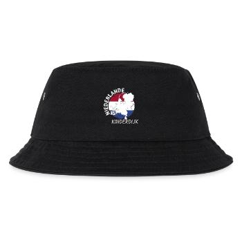 Kinderdijk - Kinder Bucket Hat - Schwarz - Vorne
