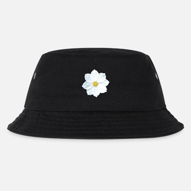 flower - Kids’ Bucket Hat - black