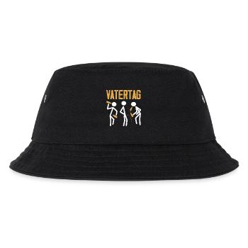 Lustiges Vatertag Geschenk Papa Bier - Kinder Bucket Hat - Schwarz - Vorne