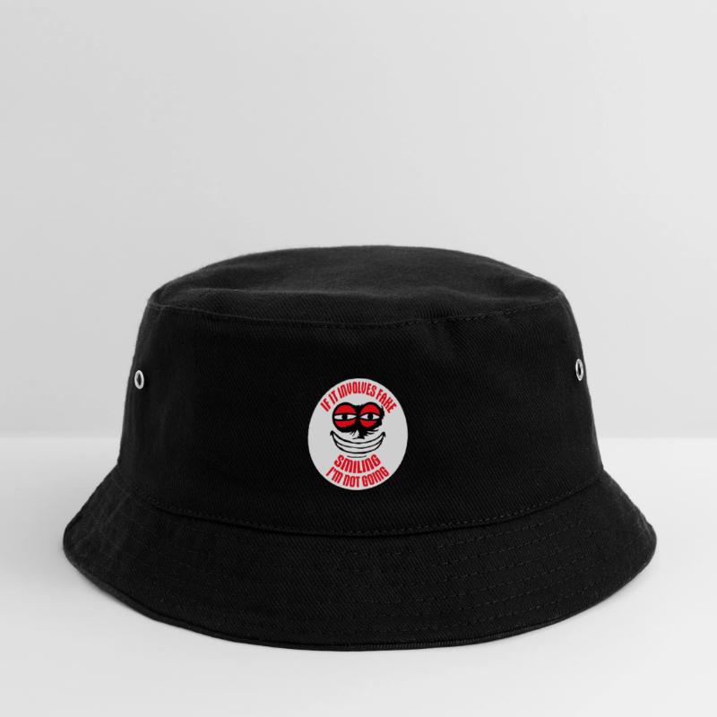 If It Involves Fake Smiling I'm Not Going Saying Kids’ Bucket Hat
