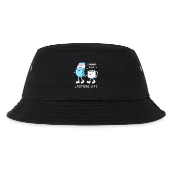 Milch Laktose Blähungen - Kinder Bucket Hat - Schwarz - Vorne