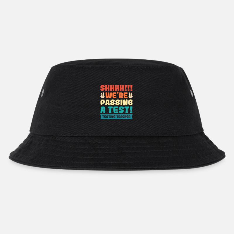 Lehrer Prüfung - Kinder Bucket Hat - Schwarz